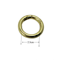 Handtaschen überzogene Metall-O-Ring-Frühlings-Wölbungen (innerer Durchmesser: 2.5cm)